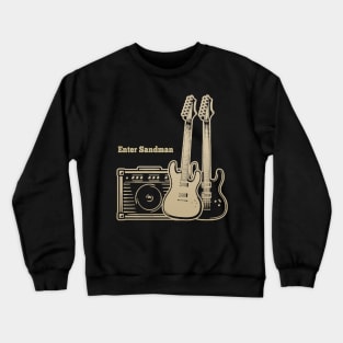 Enter Sandman Playing With Guitars Crewneck Sweatshirt